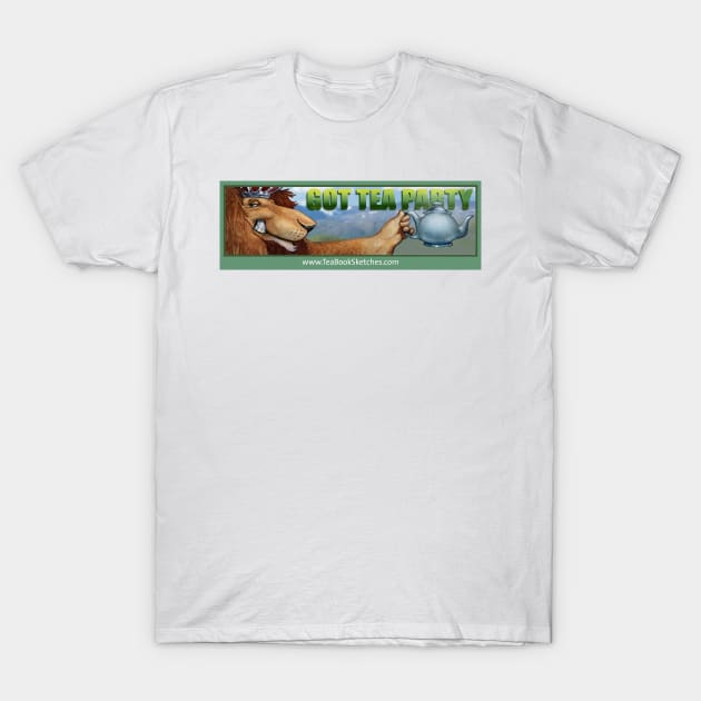 GOT Tea Party - Tea Book Sketches T-Shirt by Tea Party Media